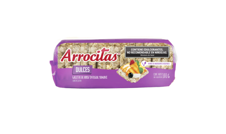 GALLETAS DE ARROZ DULCES X 101G - ARROCITAS