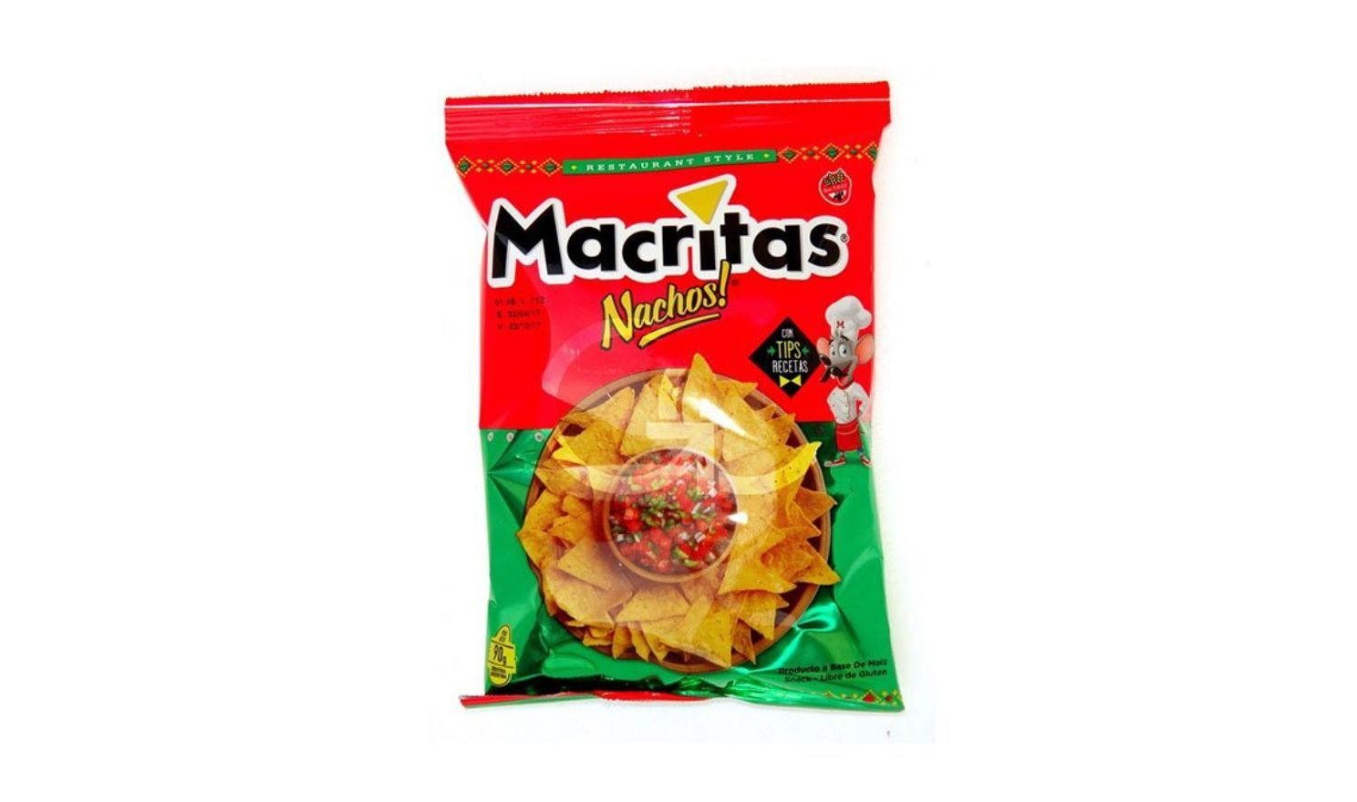 NACHOS X 90G - MACRITAS