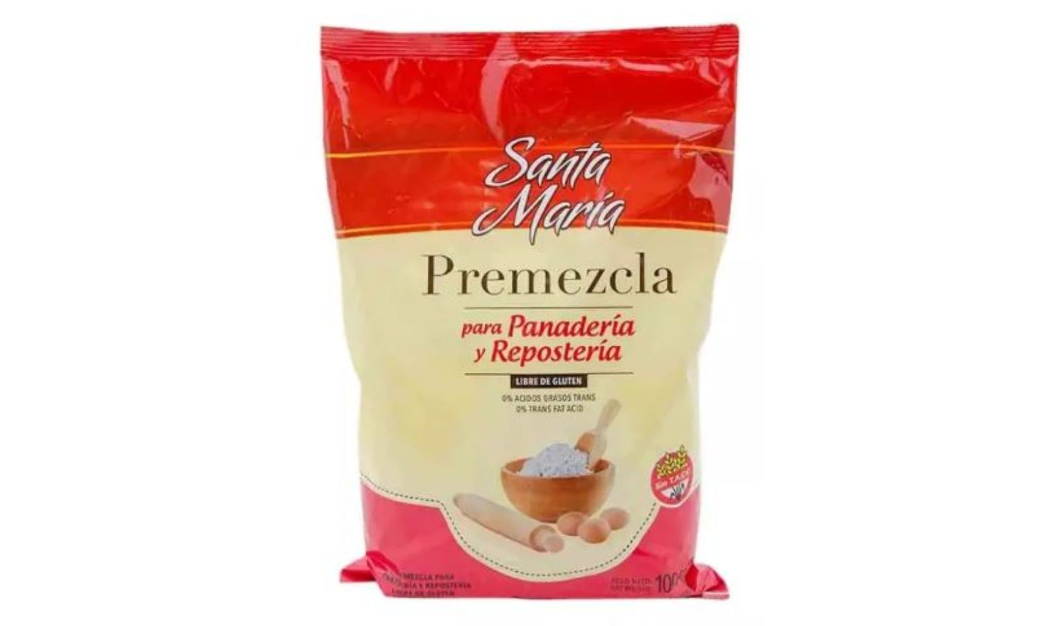 PREMEZCLA ROJA C/LACTOSA S/TACC X 1KG- SANTA MARIA