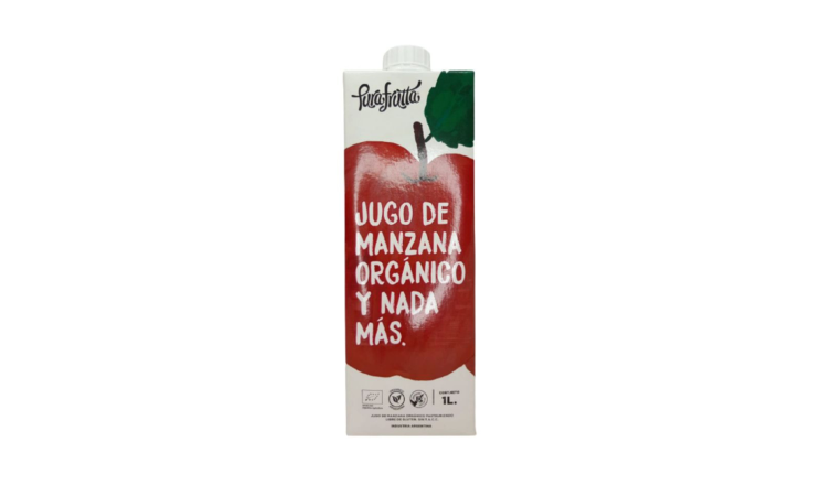 JUGO MANZANA ORGANICA X 1L - PURA FRUTTA