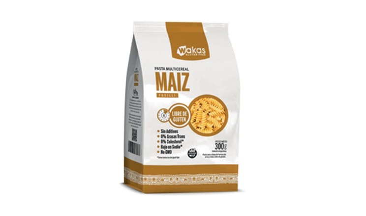 FUSILLI MULTICEREAL CON MAIZ X 300G - WAKAS
