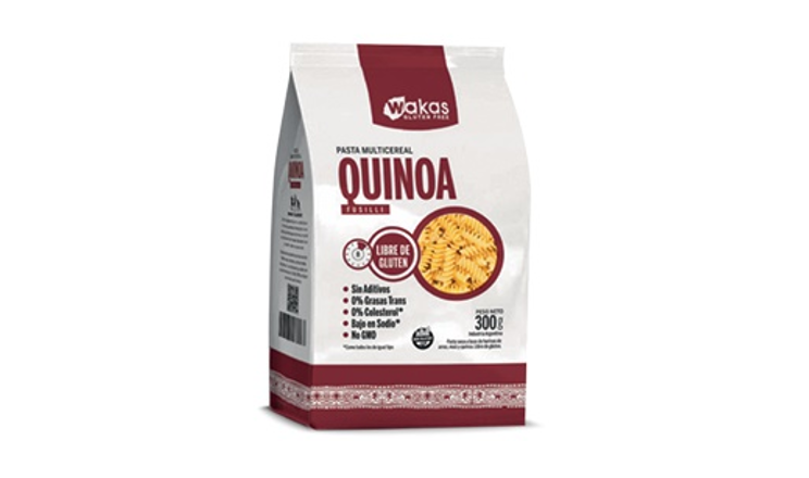 FUSILLI MULTICEREAL CON QUINOA X 300G - WAKAS