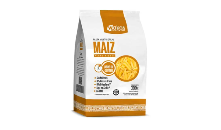 PENNE RIGATE MULTICEREAL CON MAIZ X 300G - WAKAS