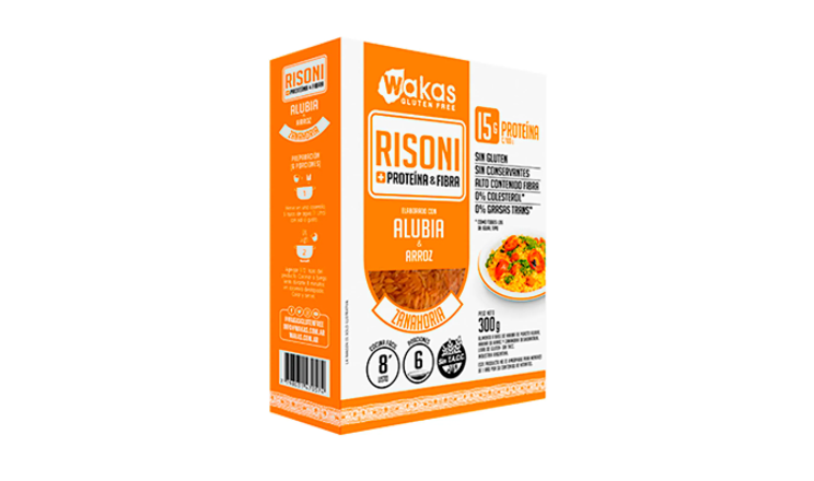 RISONI DE ALUBIAS Y ARROZ ZANAHORIA X 300G - WAKAS