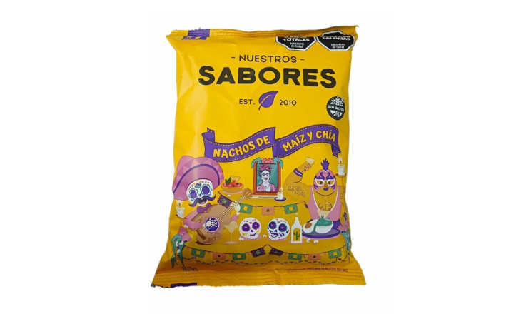 NACHOS DE MAIZ Y CHIA X 80G - NUESTROS SABORES