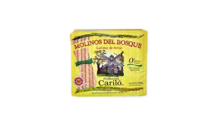 GALLETAS ARROZ CON SAL X 150G - MOLINOS DEL BOSQUE