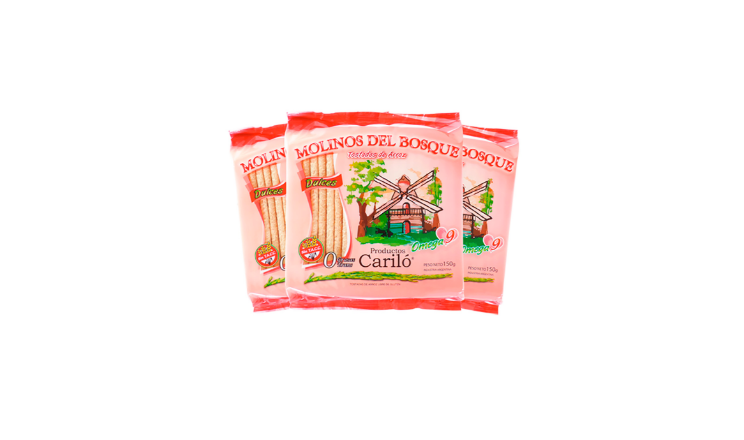 GALLETAS ARROZ DULCES X 150G - MOLINOS DEL BOSQUE