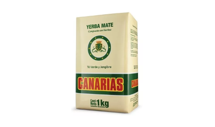 YERBA MATE TE VERDE Y JENGIBRE X 1KG - CANARIAS
