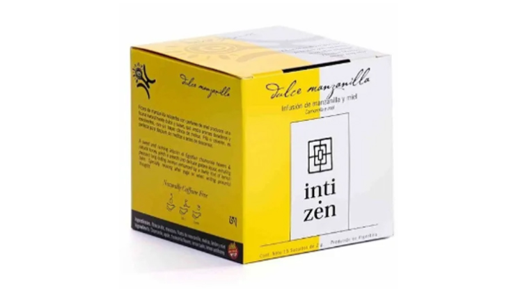 TE DULCE MANZANILLA 15 SAQUITOS X 30G - INTI ZEN