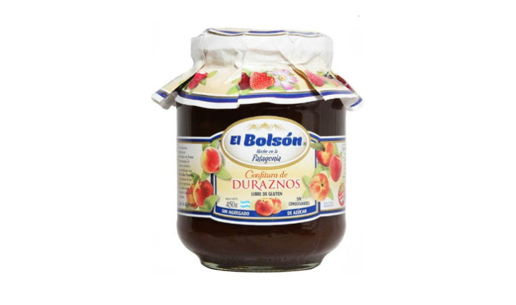 CONF DURAZNO S/AZUCAR AGREGADA X 210G - EL BOLSON