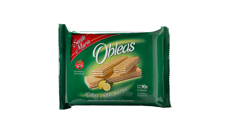 OBLEAS LIMON SIN TACC X 90G - SANTA MARIA