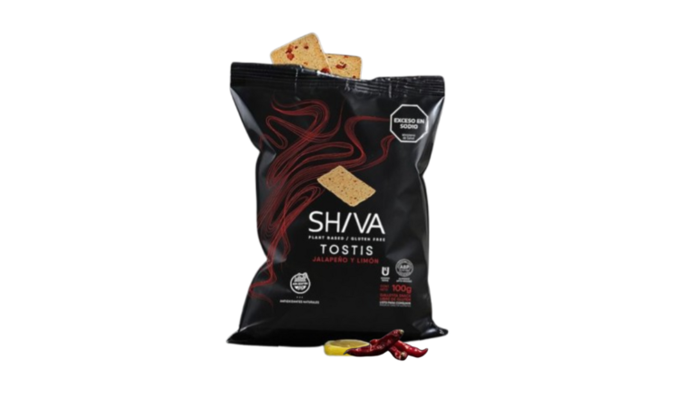 TOSTIS SABOR JALAPEÑO Y LIMON X 100G - SHIVA