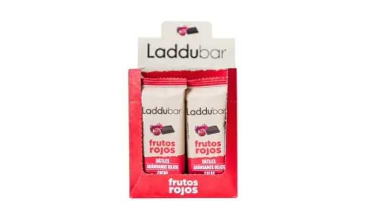 LADDU BAR FRUTOS ROJOS X 30G (ESTUCHE X 12U)
