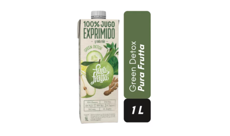 JUGO GREEN DETOX X 1L - PURA FRUTTA
