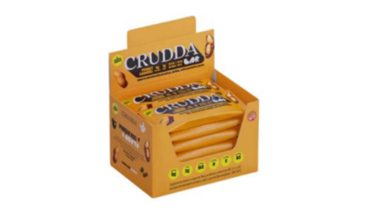 CRUDDA BAR PEANUT CARAMEL X 40G - CRUDDA