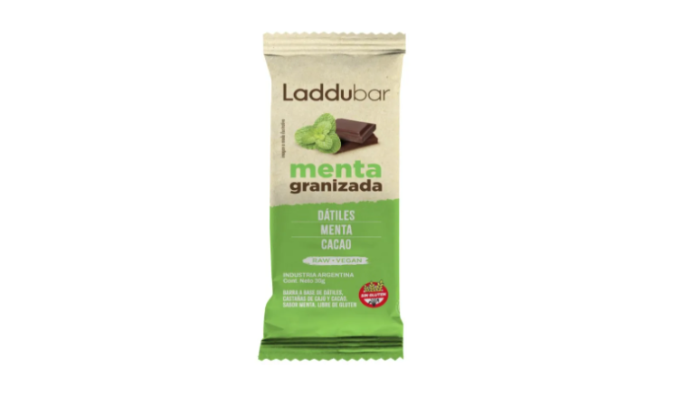 LADDU BAR MENTA GRANIZADA X 30G (ESTUCHE X 12U)