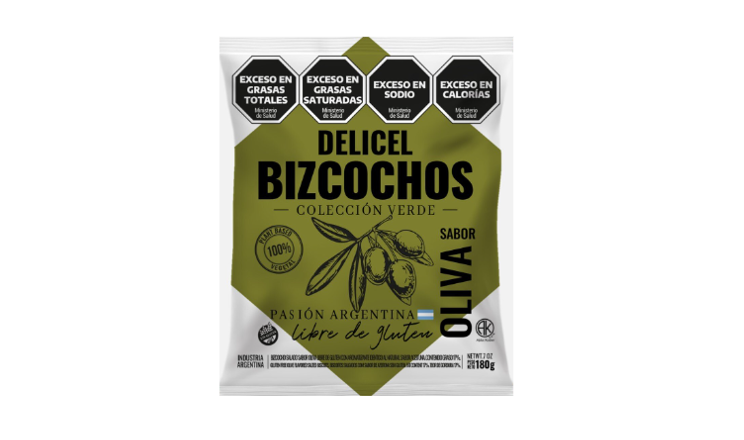 BIZCOCHOS SABOR OLIVA SIN TACC X 180G - DELICEL