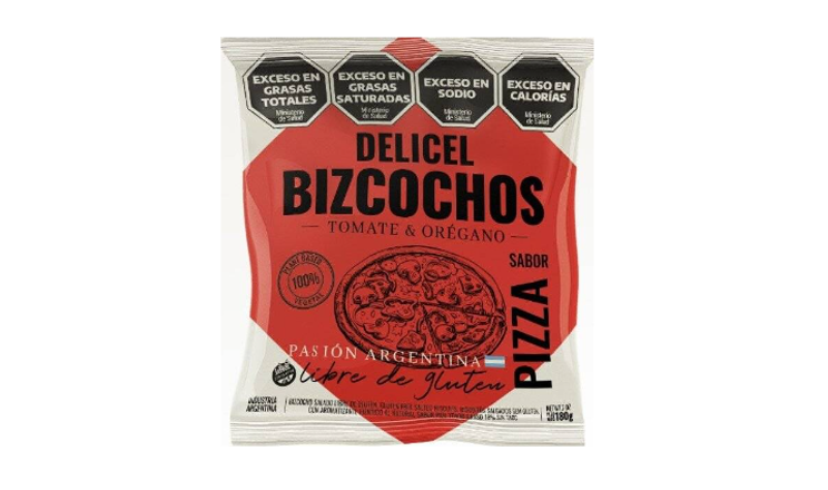 BIZCOCHOS SABOR PIZZA SIN TACC X 180G - DELICEL