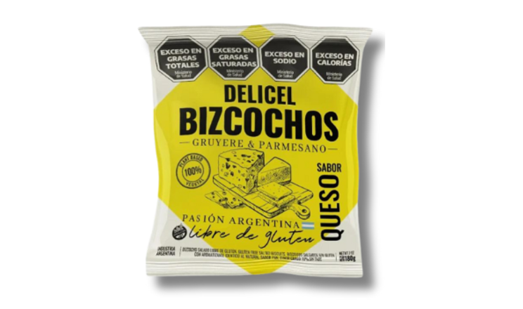 BIZCOCHOS SABOR QUESO SIN TACC X 180G - DELICEL