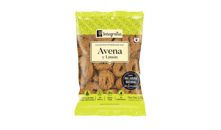 ARITOS INTEGRALES DE AVENA X 220G - INTEGRALIA