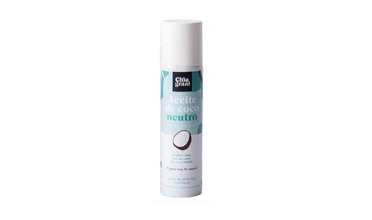 ACEITE DE COCO NEUTRO AEROSOL X 190ML - CHIA GRAAL