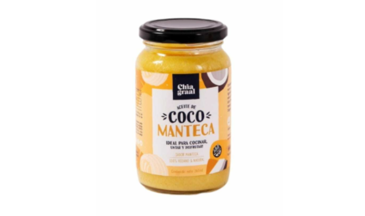 ACEITE DE COCO SABOR MANTECA X 360ML - CHIA GRAAL