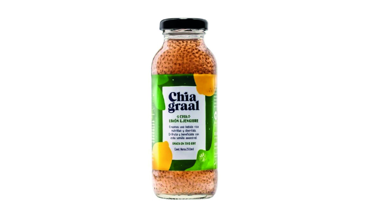 JUGO DE CHIA LIMON Y JENGIBRE X 910ML - CHIA GRAAL