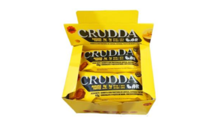 CRUDDA BAR BANANA TOFFEE X 40G - CRUDDA