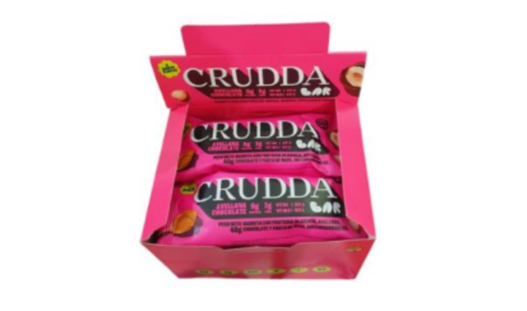 CRUDDA BAR AVELLANA X 40G - CRUDDA
