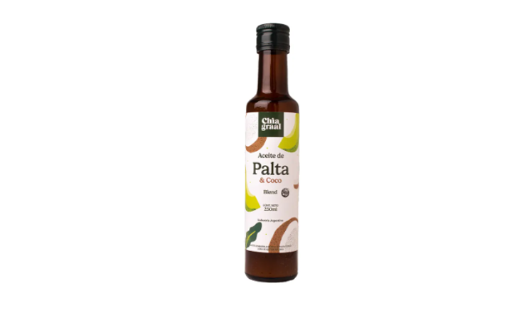 ACEITE DE PALTA Y COCO X 250ML - CHIA GRAAL