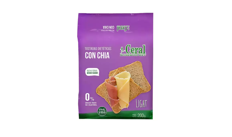 TOSTADAS CHIA X 200G - CERAL