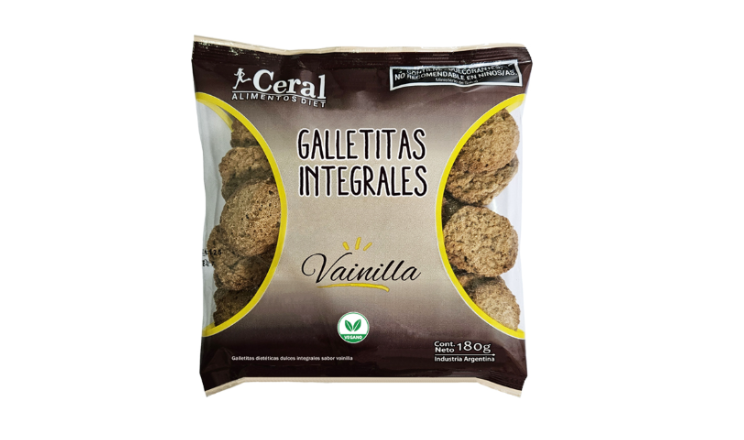 GALLETITAS INTEGRALES VAINILLA X 180G - CERAL