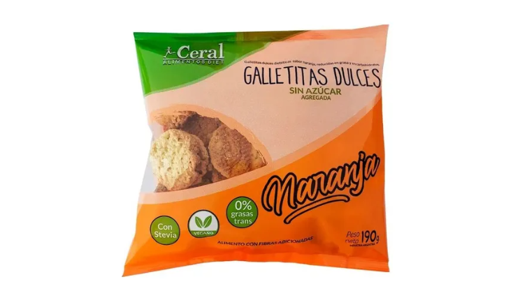GALLETITAS LIGHT NARANJA X 190G - CERAL