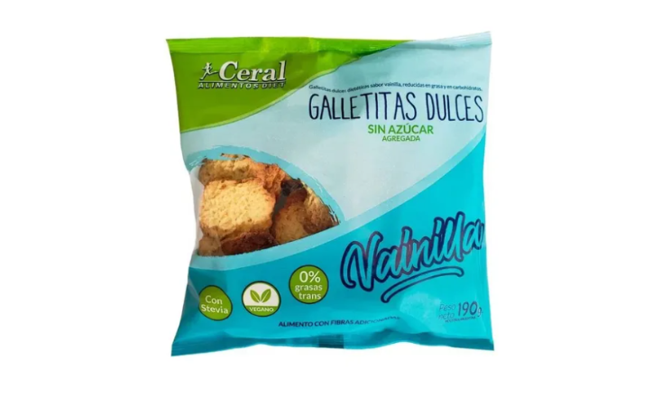 GALLETITAS LIGHT VAINILLA X 190G - CERAL