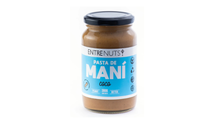 PASTA DE MANI CON COCO X 370G - ENTRENUTS