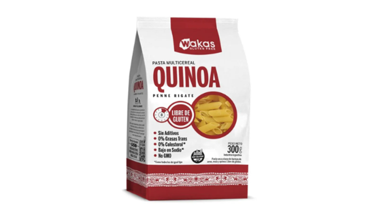 PENNE RIGATE MULTICEREAL CON QUINOA X 300G - WAKAS