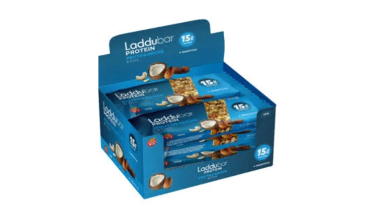 LADDU BAR PROTEIN FRUTOS SECOS COCO X 10U