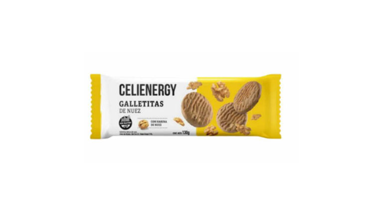 GALLETITAS DE NUEZ X 130G - CELIENERGY