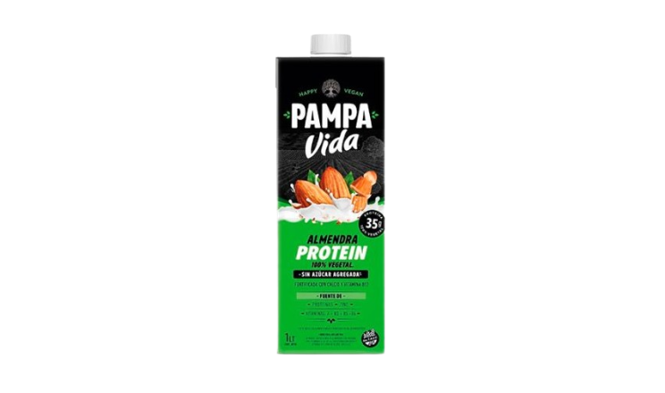 BEBIDA DE ALM PROTEIN S/ AZUCAR X 1L - PAMPA VIDA