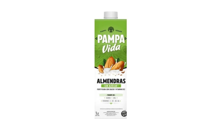 BEBIDA DE ALMENDRAS SIN AZUCAR X 1L - PAMPA VIDA