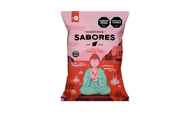 CHIPS PAPA PICANTE THAI X 80G - NUESTROS SABORES