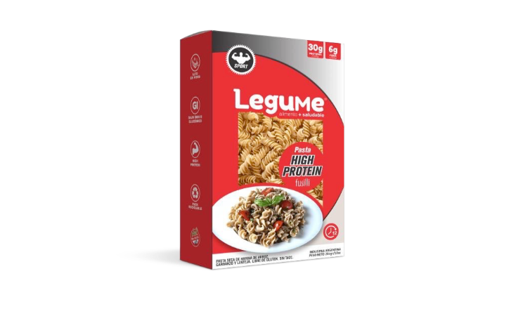 PASTA SECA HIGH PROTEIN X 284G - LEGUME