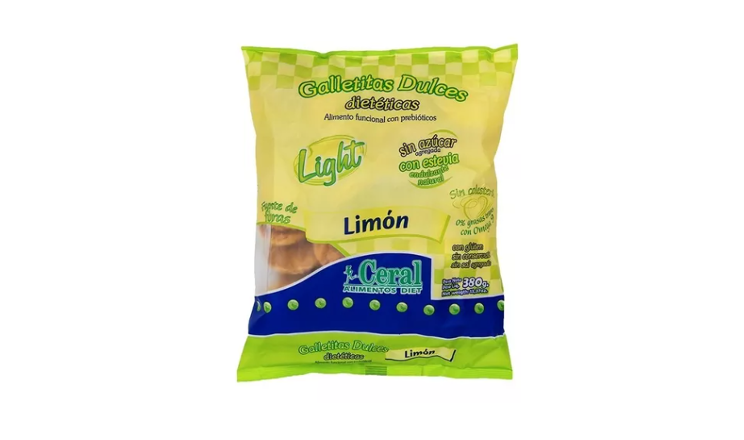 GALLETITAS LIGHT LIMON X 380G - CERAL