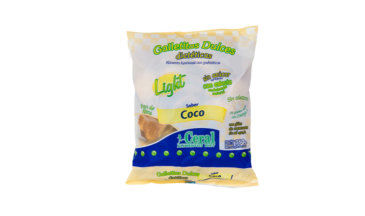 GALLETITAS LIGHT COCO X 380G - CERAL