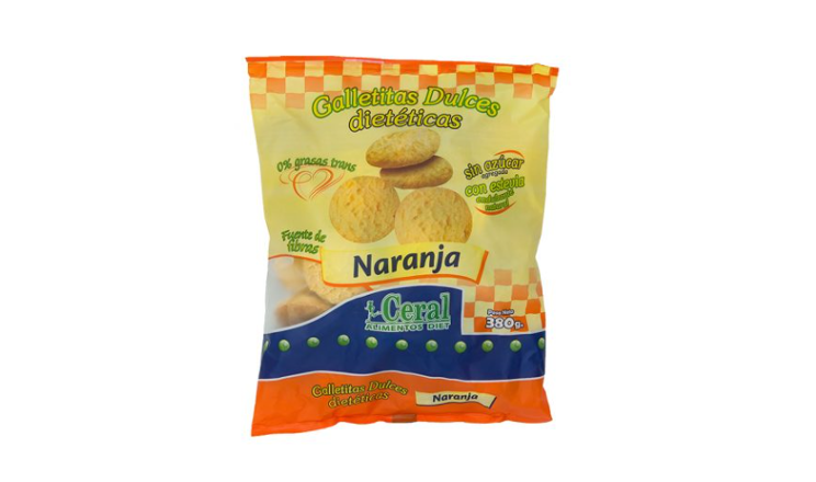 GALLETITAS LIGHT NARANJA X 380G - CERAL
