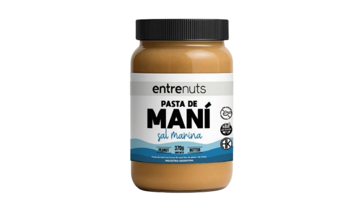 PASTA DE MANI CON SAL MARINA X 370G - ENTRENUTS