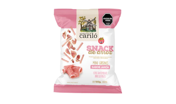 MINI GRISINES JAMON X 100G - PRODUCTOS CARILO