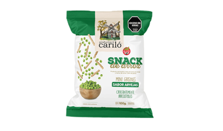 MINI GRISINES ARVEJAS X 100G - PRODUCTOS CARILO