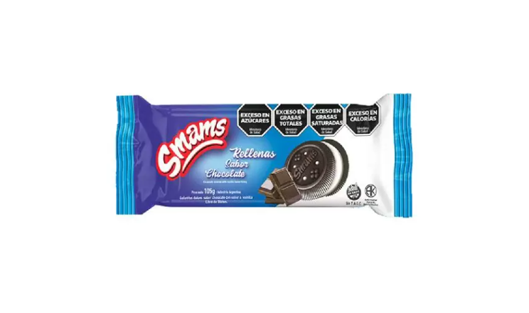 GALLETITAS RELLENAS SABOR CHOCOLATE X 105G - SMAMS