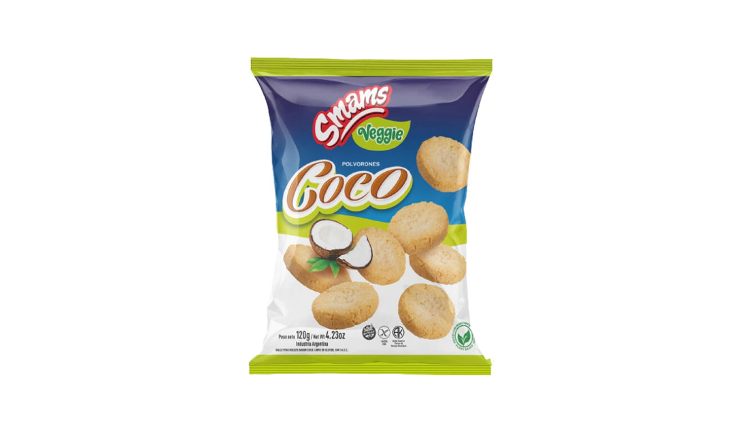 POLVORONES COCO VEGGIE X 120G - SMAMS